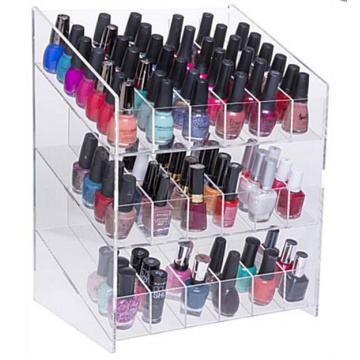 Three Tier Acrylic Nail Polish Display Organizer Stand